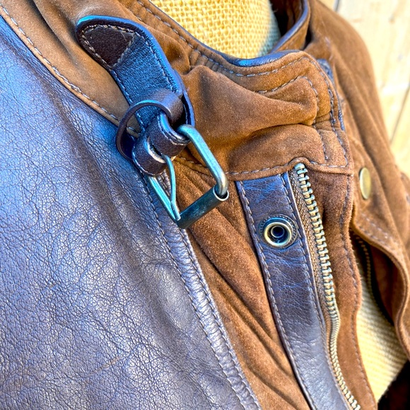 Suede and Leather Vest - Picture 8 of 10